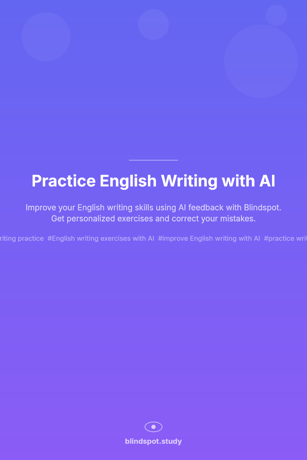 Practice English Writing with AI